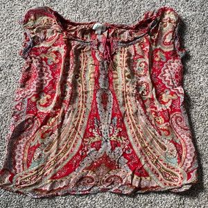 Women’s BoHo shirt made by Bille size large made in India